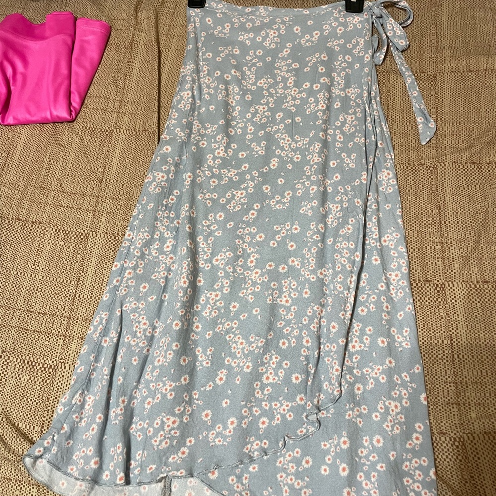 COPY - Floral Wrap Skirt